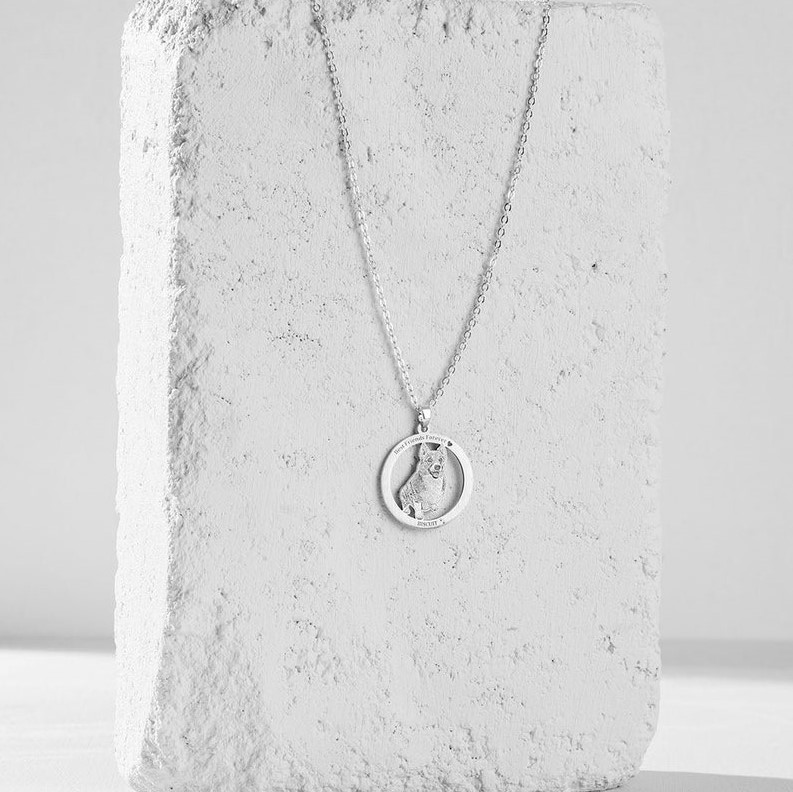 客製純銀項鍊(心型/圓型)