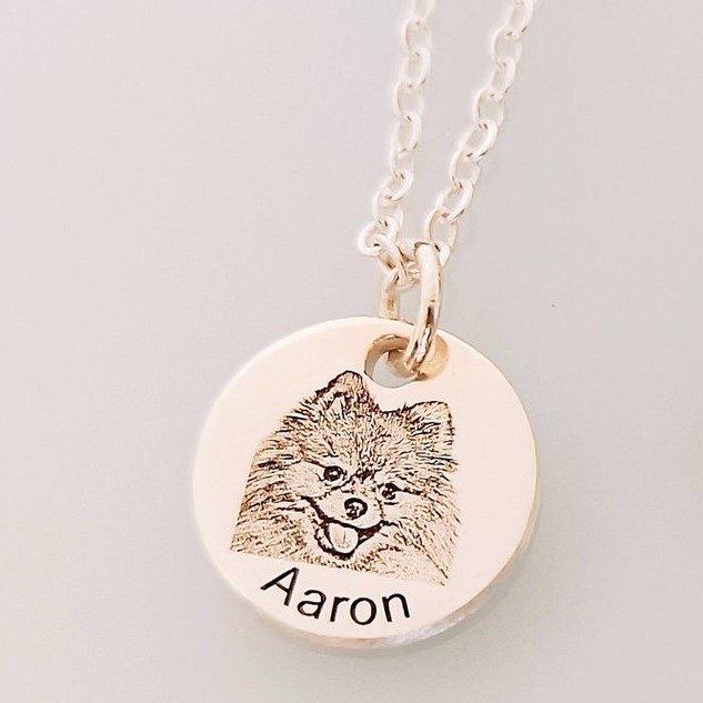 客製純銀圓牌項鍊(手鍊)