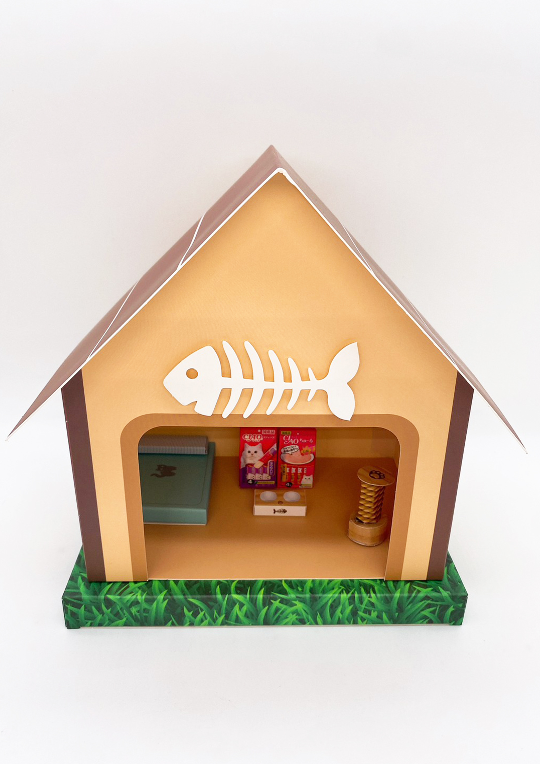 手工精緻魚骨小屋