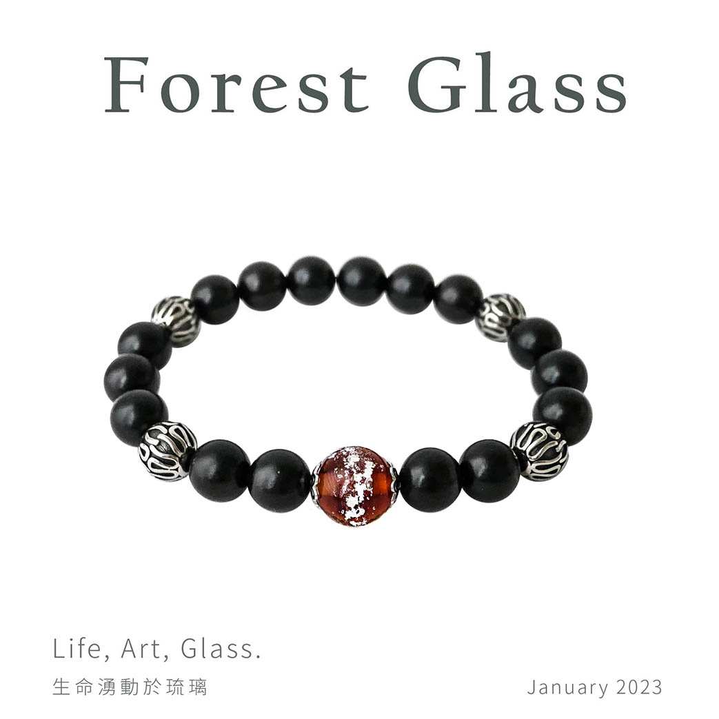 小星雲黑檀木手串(琉璃規格13mm孔徑2mm)